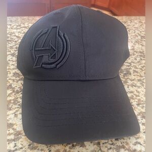 Marvel Black Cap with Embossed Logo